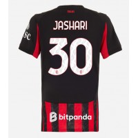 Stroje piłkarskie AC Milan Ardon Jashari #30 Koszulka Podstawowej dla damskie 2025-26 Krótki Rękaw